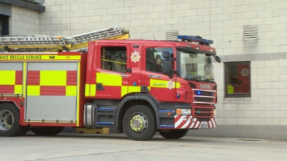 An appliance at Central community fire station was not in use on Tuesday