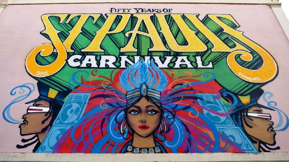 St Pauls Carnival mural by Inkie