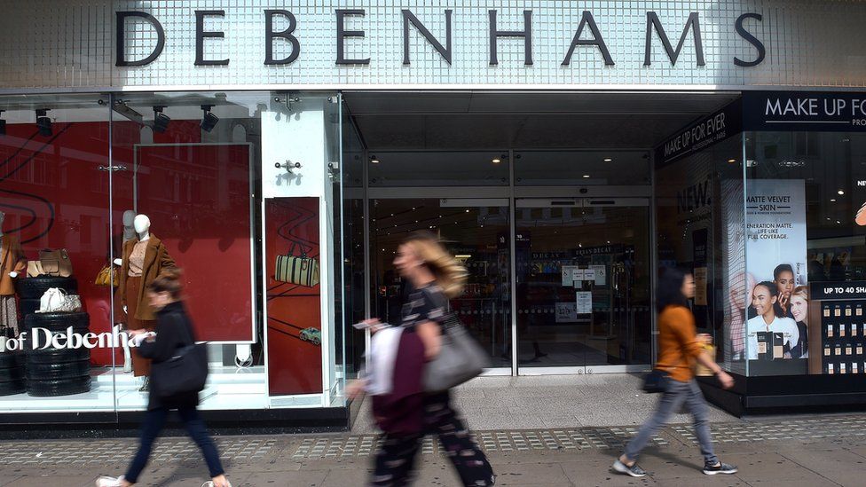 Debenhams set to close putting 12,000 jobs at risk - BBC News