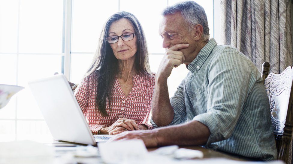 Pensioners doing their idiosyncratic   finances