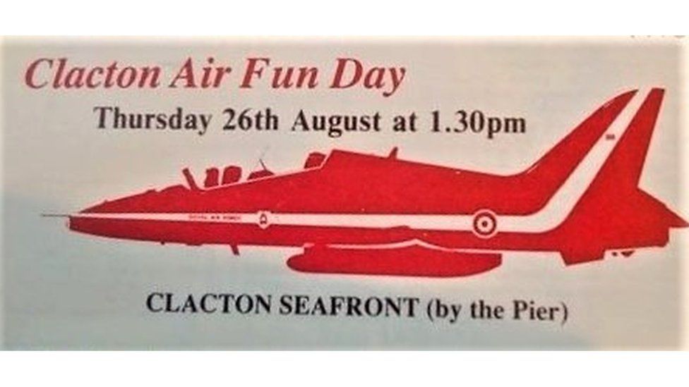 A Clacton Airshow ticket from 1993