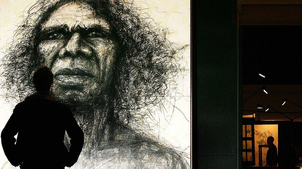 A portrait of David Gulpilil that won Australia's Archibald Prize for portraiture