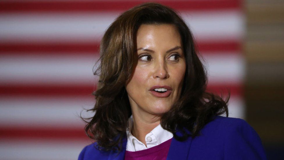 Michigan Governor Gretchen Whitmer introduces Joe Biden