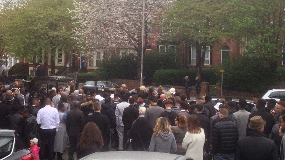 Funeral For Shooting Victim Raheem Wilks Bbc News 5298