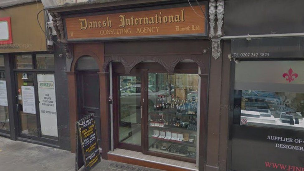 Danesh jewellers shop hatton garden