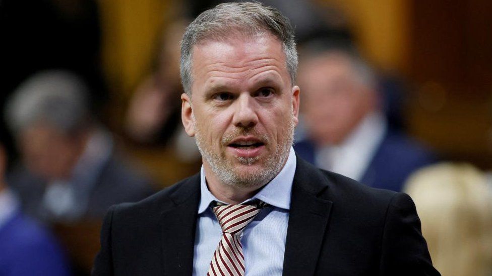 Canada's Minister of Health Mark Holland in the House of Commons