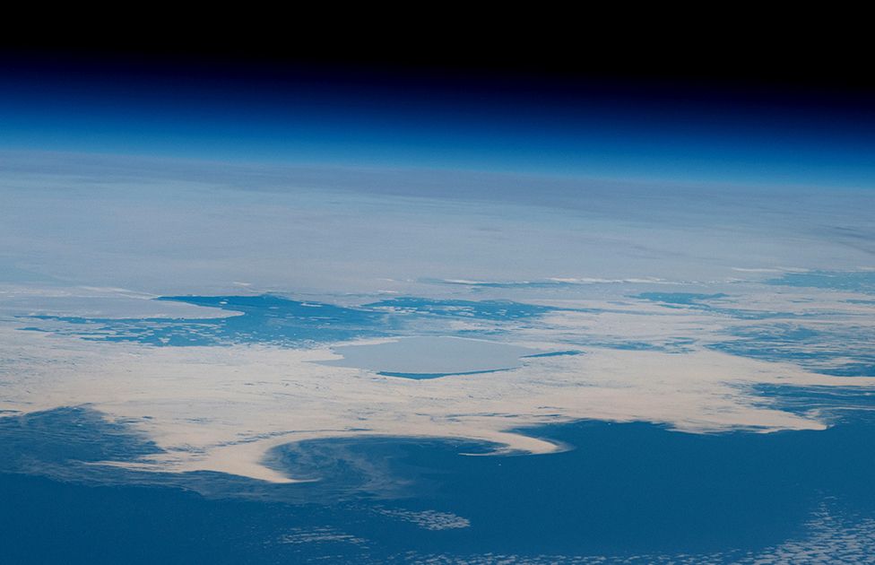 Molar Berg viewed from the space station