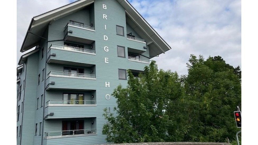 Dorchester flats fire Man arrested on suspicion of arson BBC News