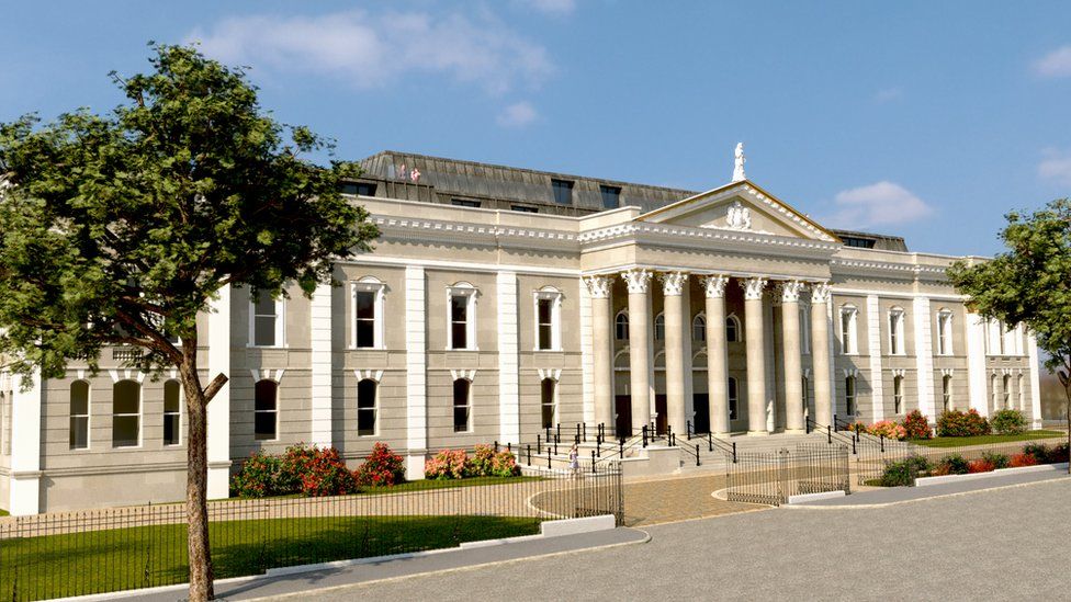 Belfast's Crumlin Road courthouse for sale BBC News