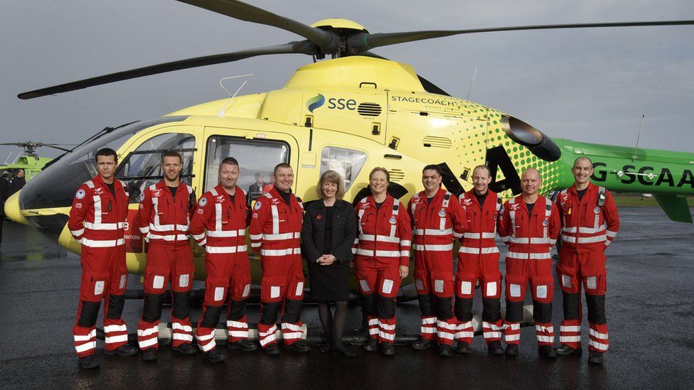 New Charity-funded Air Ambulance Unveiled - BBC News