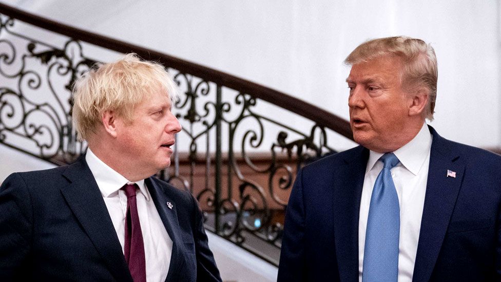 Boris Johnson and Donald Trump