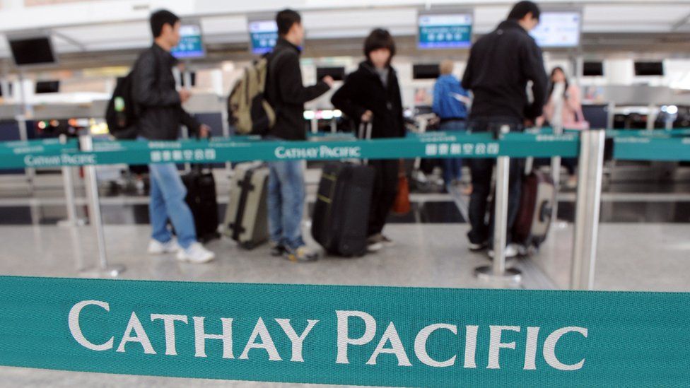 Cathay Pacific passengers