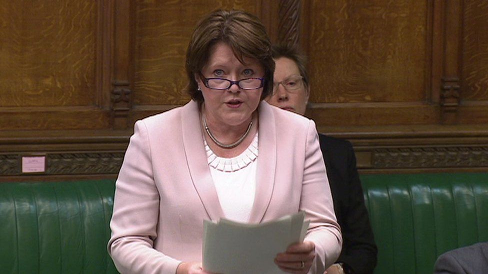 Maria Miller MP speaks in the Commons
