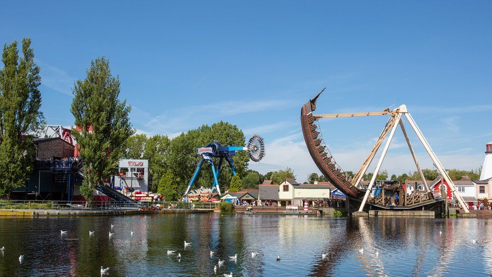 Drayton Manor theme park sold after entering administration - BBC News
