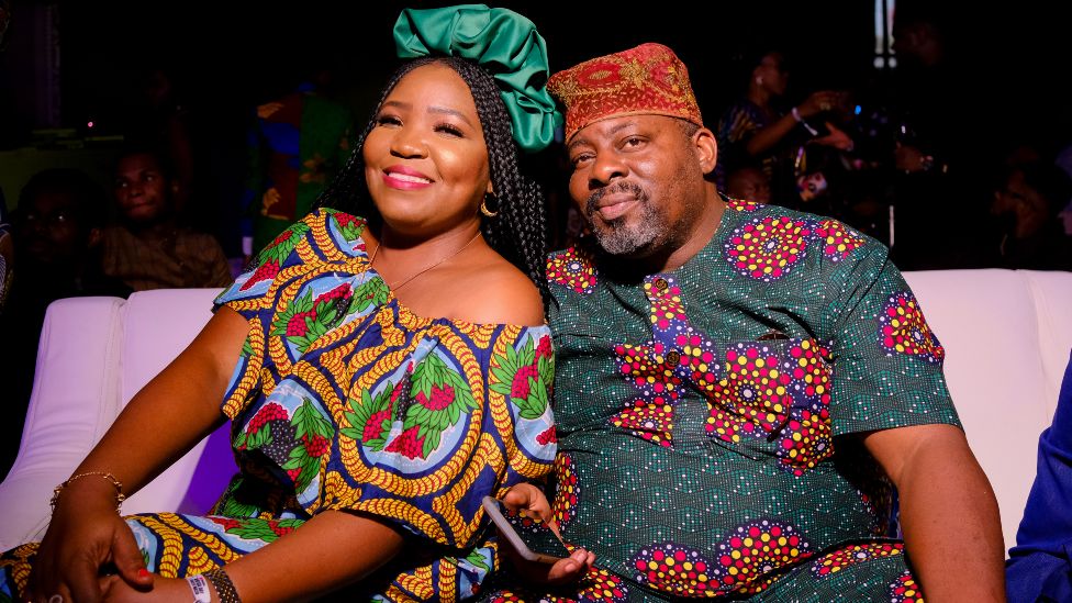 Sasha P and Obi Asika at the YouTube Africa Day Concert in Lagos - 24 May 2022