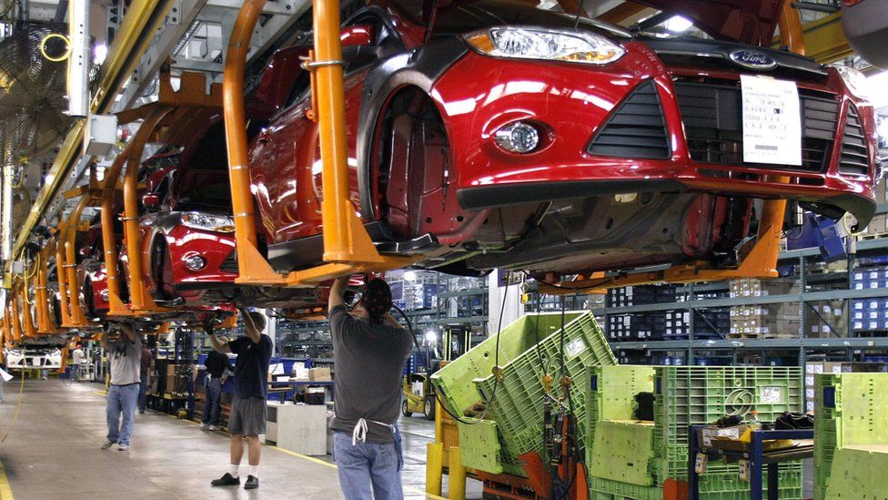 Ford Focus assembly line, Michigan