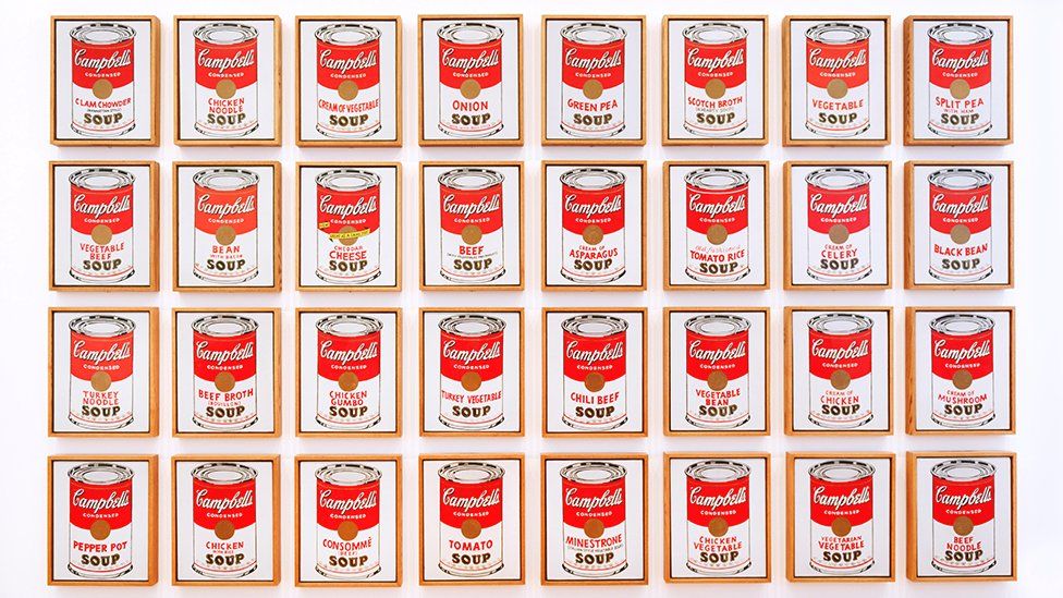 Andy Warhol was inspired by familiar images from consumer culture