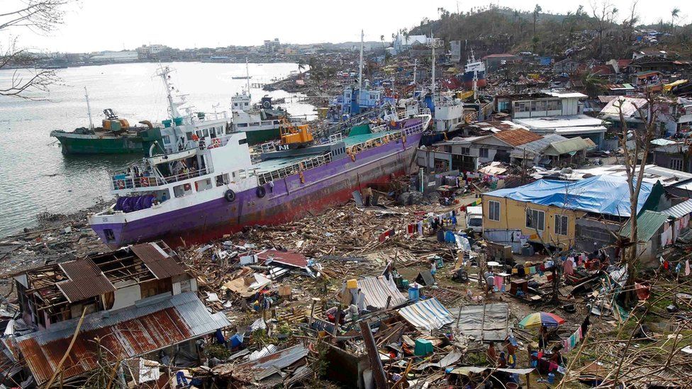 Aftermath of Typhoon Haiyan