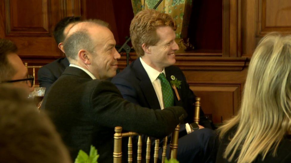 NI Secretary Chris Heaton-Harris and US Special Envoy to Northern Ireland, Joe Kennedy III at Capitol Hill lunch