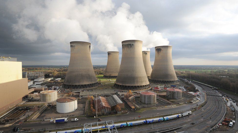 Drax power station lagar koldioxid