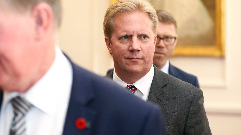 Todd McClay during a ceremony at Government House on December 20, 2016 in Wellington