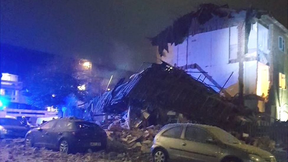 Andover house explosion Residents return to homes BBC News