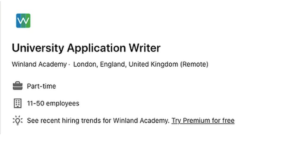 Application writer screenshot 1