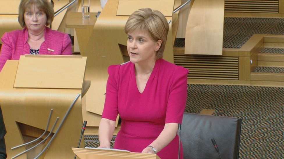 Nicola Sturgeon said education was at the heart of her programme