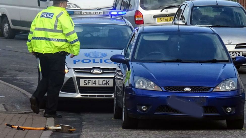 Girl on scooter seriously hurt in Kilmarnock car crash BBC News