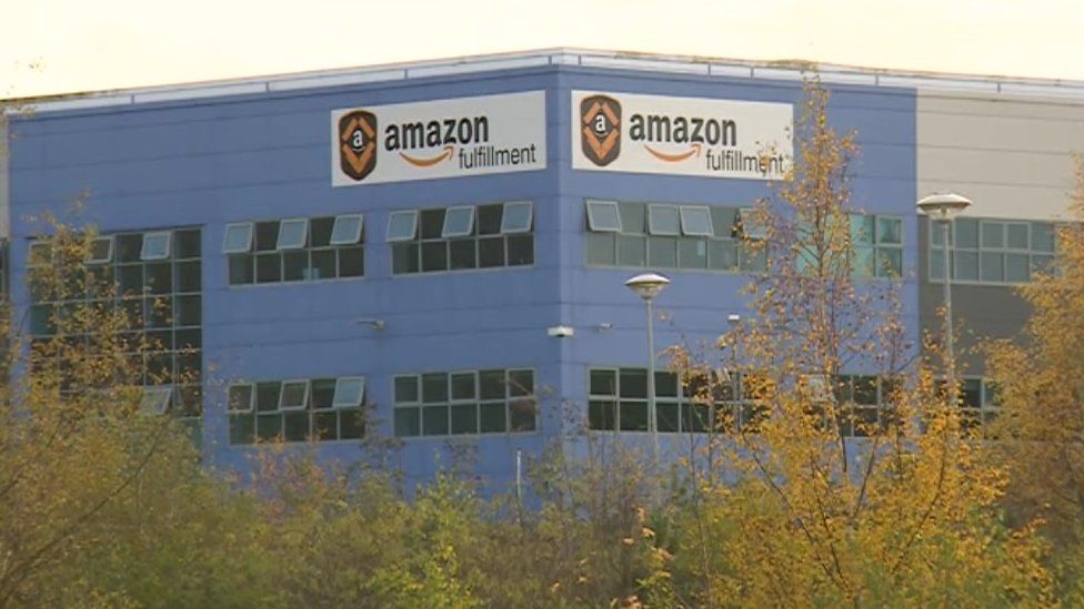 Amazon's depot in Rugeley
