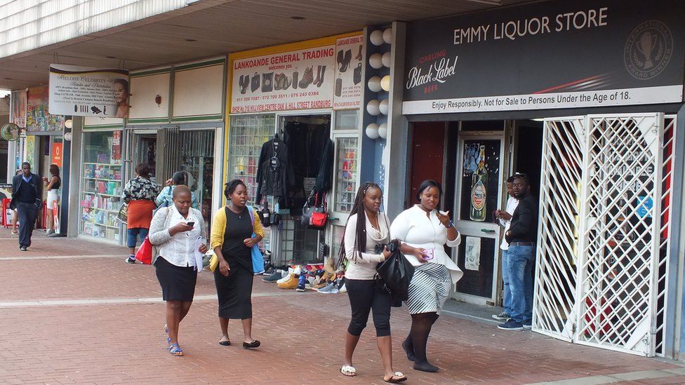 The liquor store in Randburg, Johannesburg