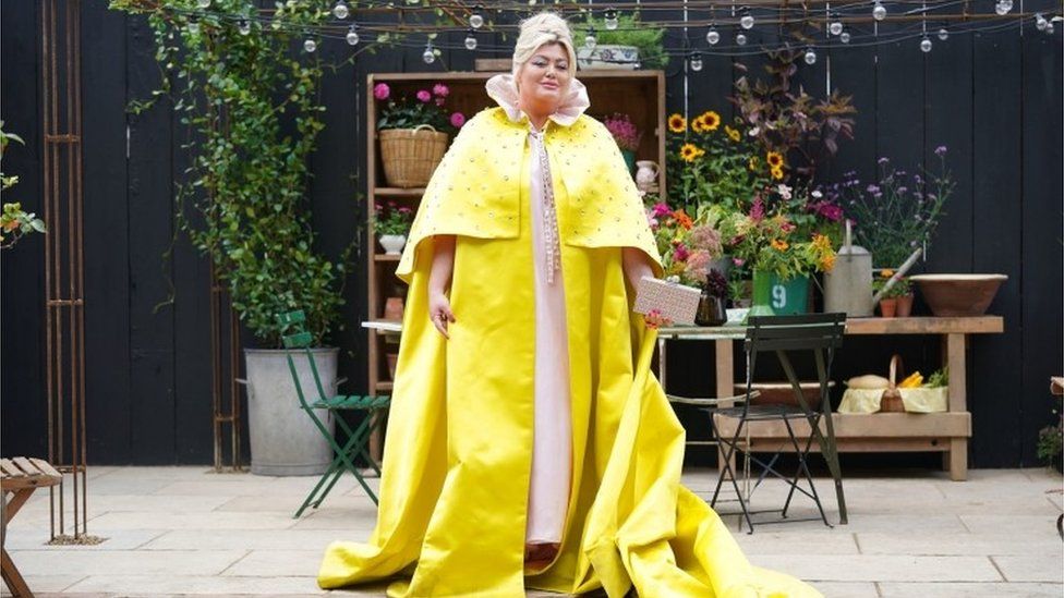 Celebrity Gemma Collins attends the Chelsea Flower Show