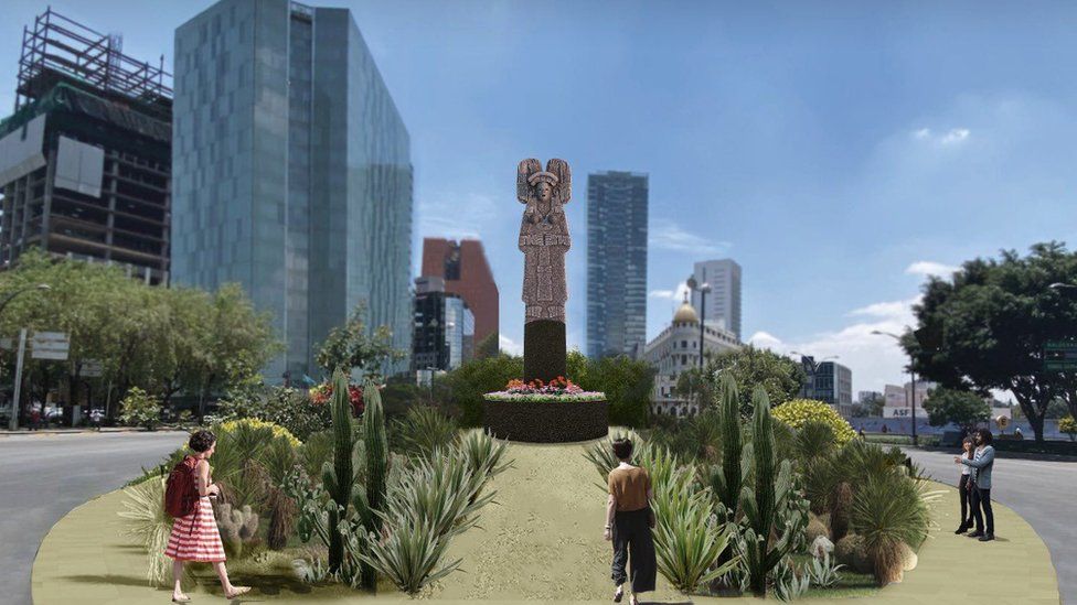 Mexico City to swap Columbus statue for one of indigenous woman