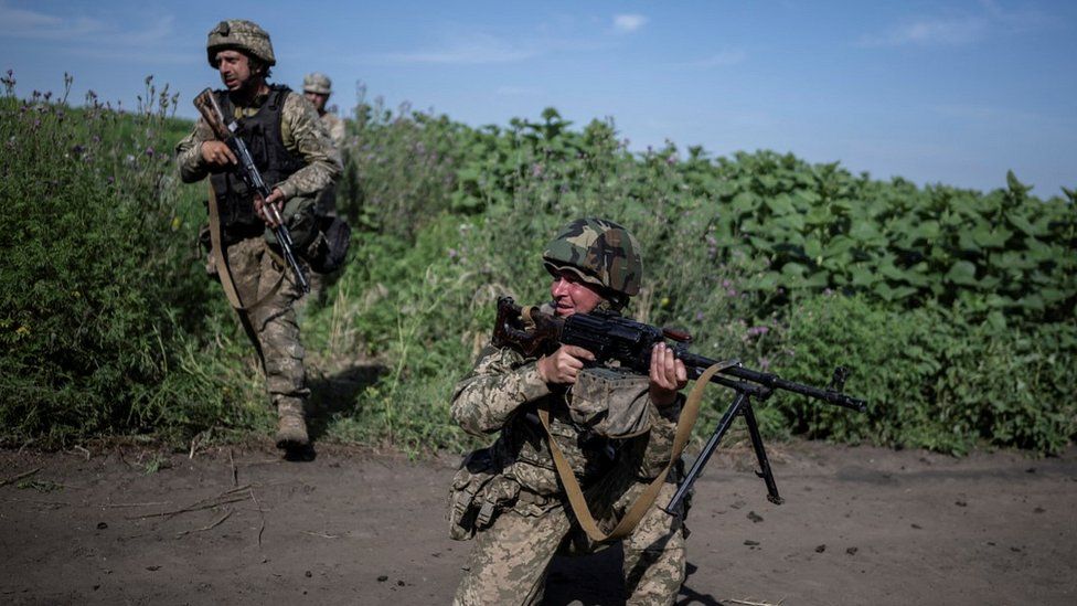 Ukrainian marines in Donetsk region, 31 Jul 23