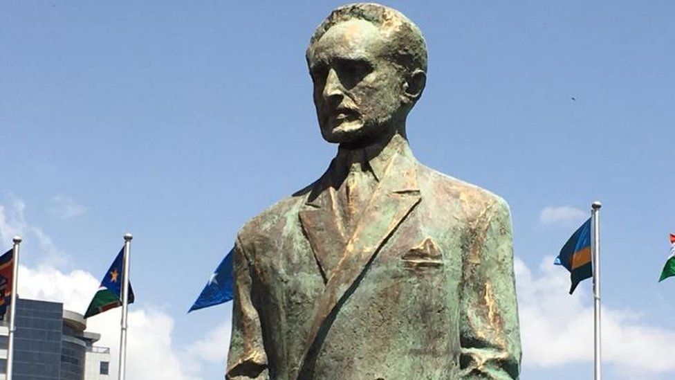 Haile Selassie statue