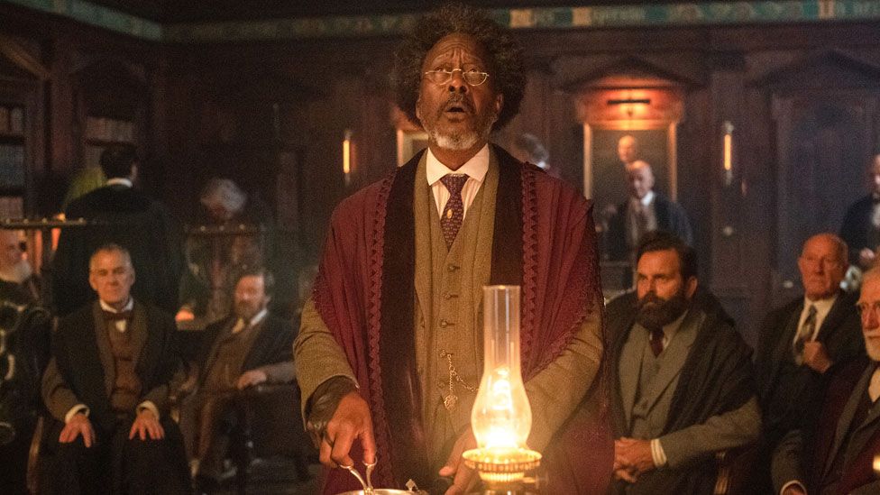 Clarke Peters and friends in His Dark Materials