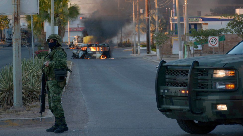 El Chapo's son, Ovidio Guzmán-López, reportedly arrested amid violence in Sinaloa - BBC News