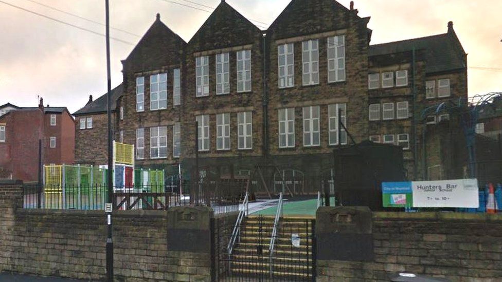 Hunters Bar Junior School is on Sharrow Vale Road and Junction Road in Sheffield