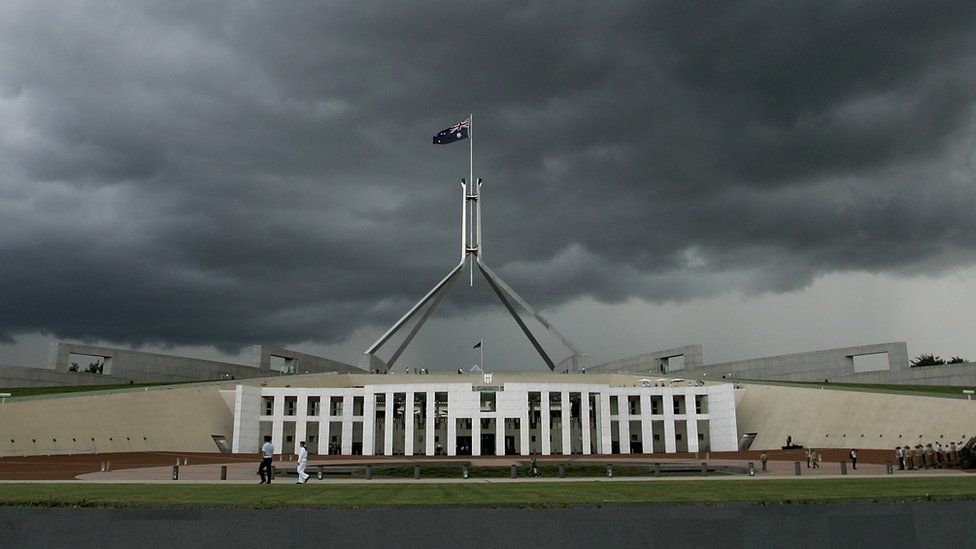 Australian parliament in Canberra