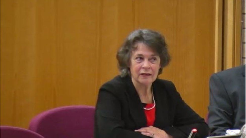 Rosemarie Harris first woman leader for Powys council BBC News