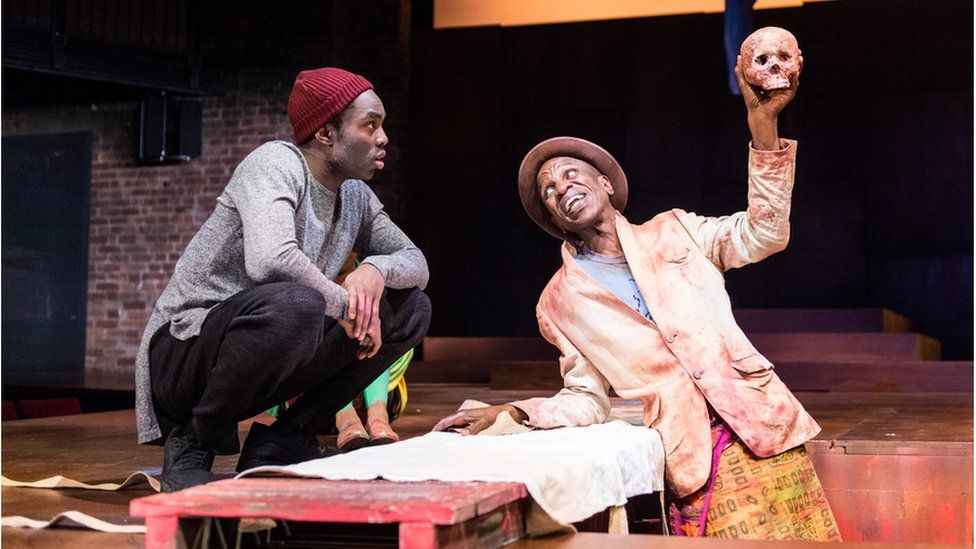 Paapa Essiedu and Ewart James Walters starred in the RSC's Hamlet in 2016