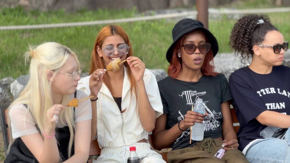 Blackswan members (from left to right): Gabi, Sriya, Fatou and Nvee