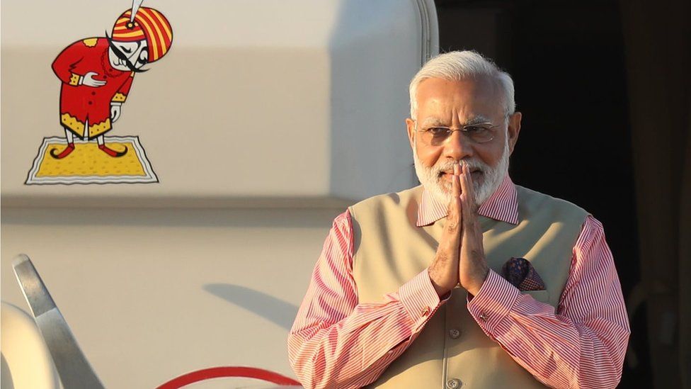 Mr Modi became India's PM in 2014