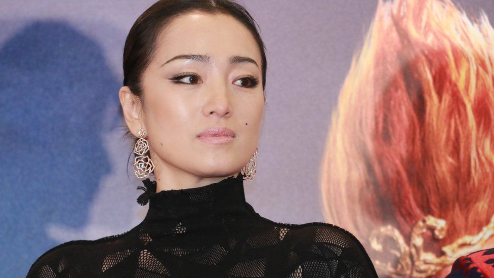 Actress Gong Li attends a charity premier in Hong Kong