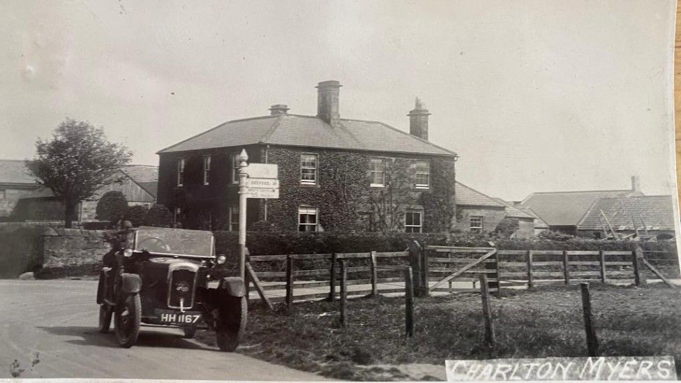 Beal farmhouse taken in 1920s