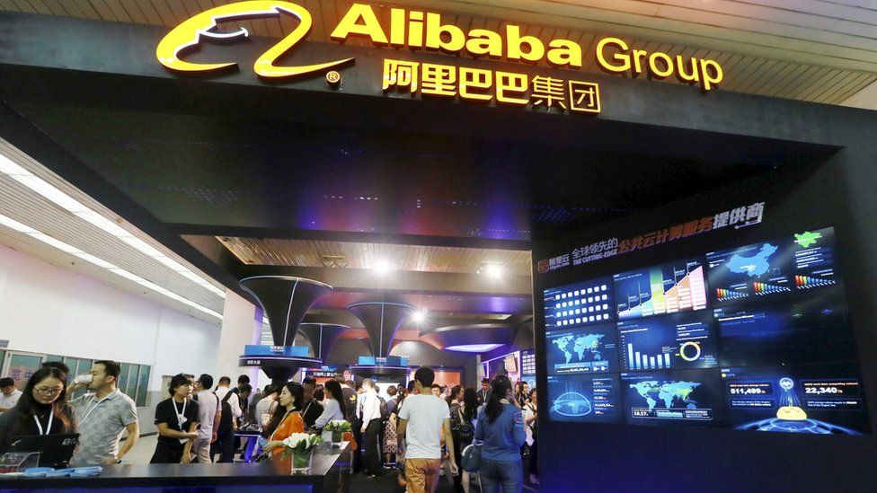 Alibaba Group during an exhibition in Beijing, China, September 22, 2015