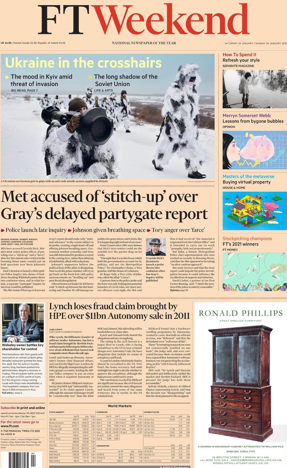 The Financial Times 29 January