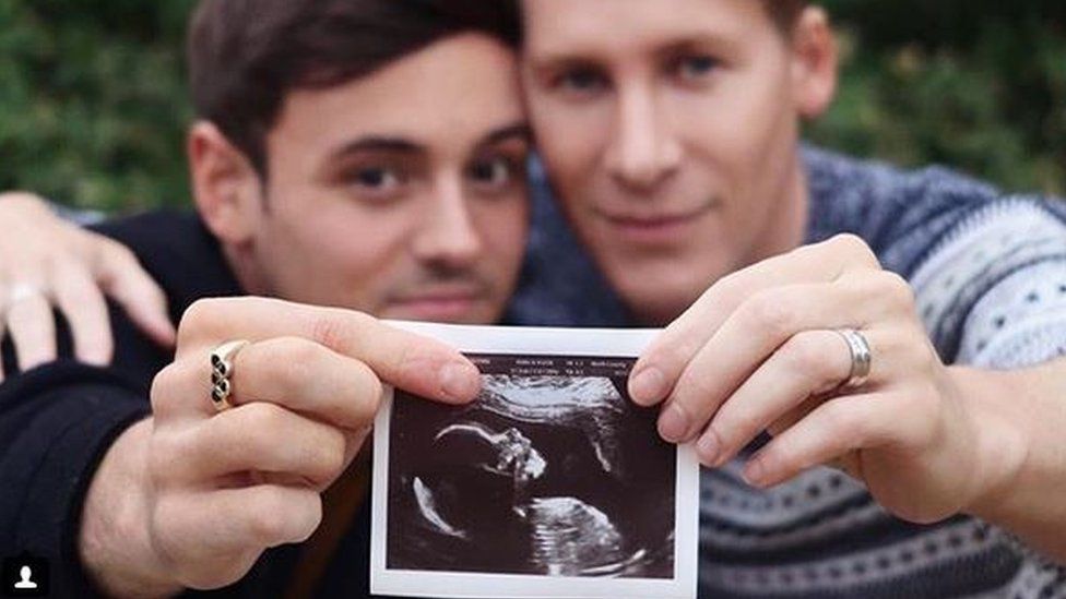 Tom Daley Announces Baby News With Husband Bbc News