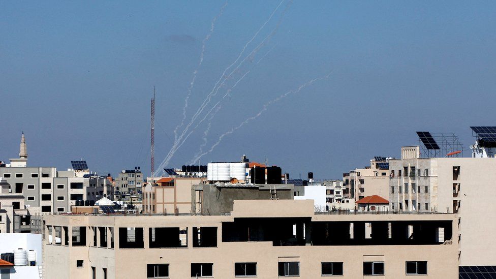 Rockets are fired from Gaza into Israel (2 May 2023)