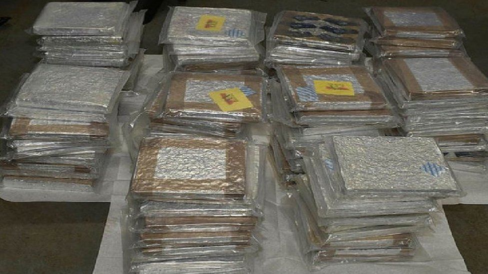 Drugs found in a van in Hertfordshire